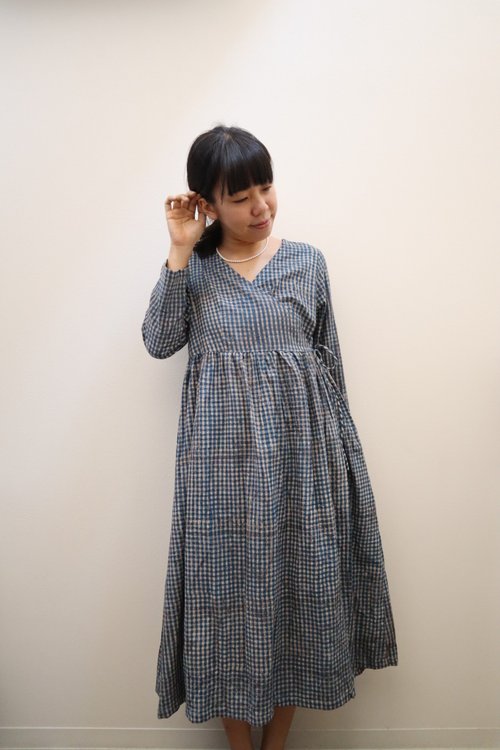 ワンピース FRILL CACHECOEUR DRESS ZESICA Women's 2025 Long Sleeve Crew Neck Ruffle Tiered
