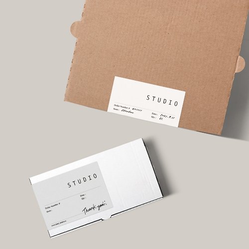 label stable | 客製化品牌貼紙 | 大尺寸出貨貼紙、可書寫封口貼紙