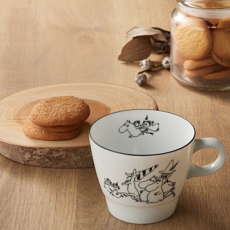 【MOOMINx日本山加YAMAKA】80週年紀念 姆明家族-馬克杯 - 咖啡杯/馬克杯 - 陶 