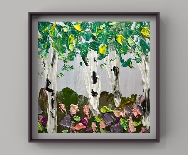 油絵 絵画 【白樺の花畑】 油絵 絵画 【白樺の花畑】 d2508499f46798dcddcff784d186b9