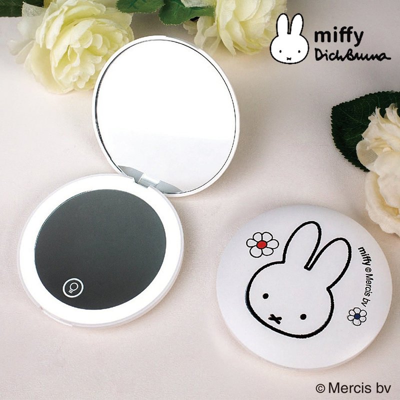 MIPOW Miffy 充電式LED燈化妝鏡 - 彩妝刷具/鏡子/梳子 - 塑膠 白色