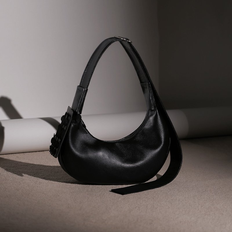 Helmet Hobo bag S (light) - Handbags & Totes - Genuine Leather 