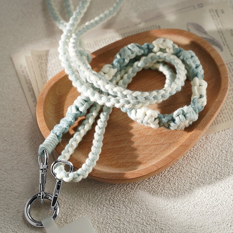 [Contrast color style] Adjustable strap lanyard - Phone Accessories - Cotton & Hemp 