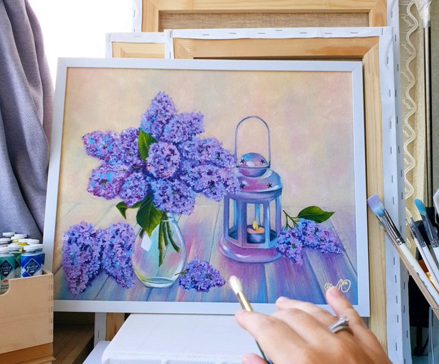 油絵 絵画 【ライラック】 【公式通販】