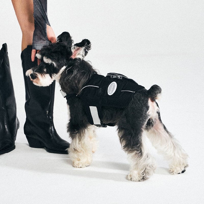 Lazyeazy 多機能牽引ベスト 牽引バックル付き 犬服 四季ベスト 調節可能な小型犬 - 洋服・帽子 - ナイロン 
