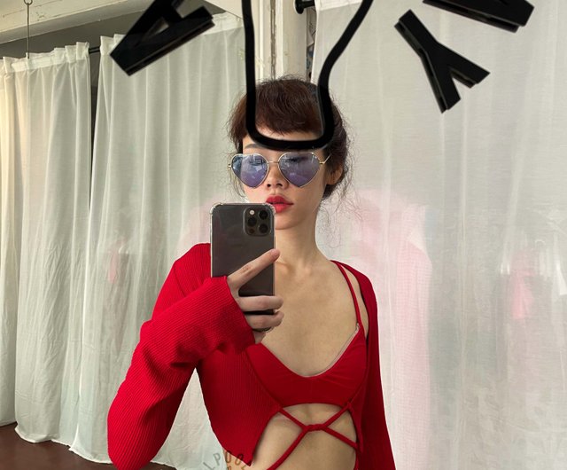 Aprilpoolday Swimwear / LAULIMA JACKET / Red - Shop