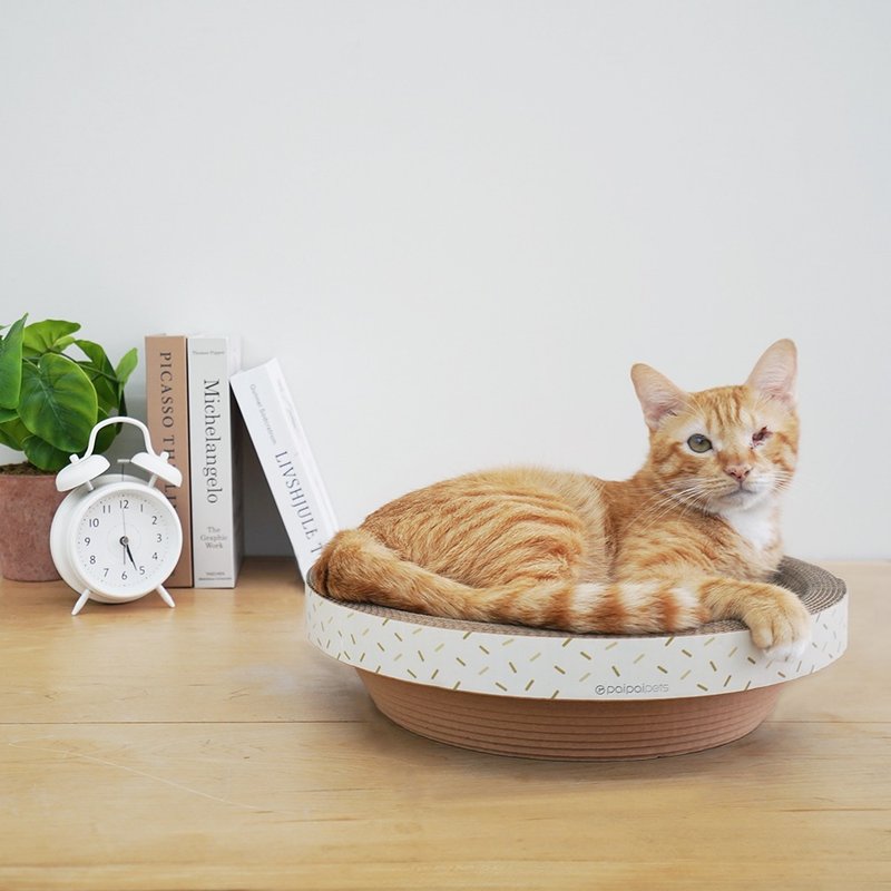 Wa Leng Zhua Wan Gong - Scratchers & Cat Furniture - Paper Khaki