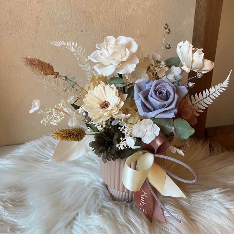 [Meet Eternity] Looking up at the stars, everlasting rose potted plants for the opening ceremony, a total of 2 types of potted plants - Dried Flowers & Bouquets - Plants & Flowers 