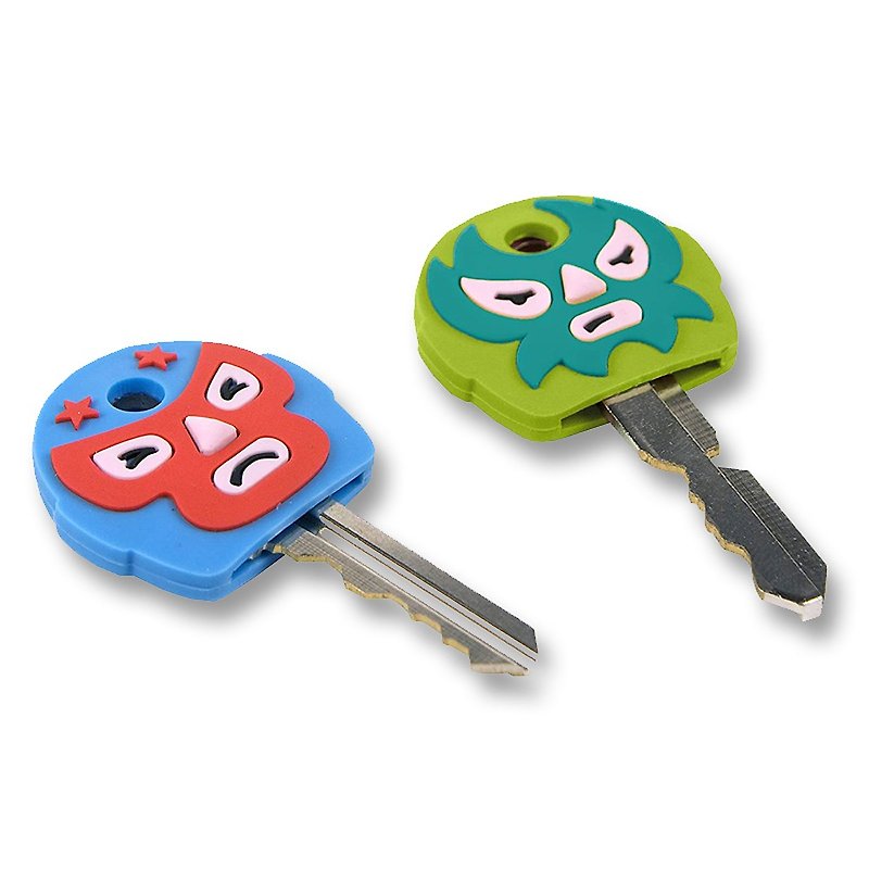 【聖誕禮物】 Keys 摔跤選手造型鑰匙外套 - 鑰匙圈/鑰匙包 - 橡膠 