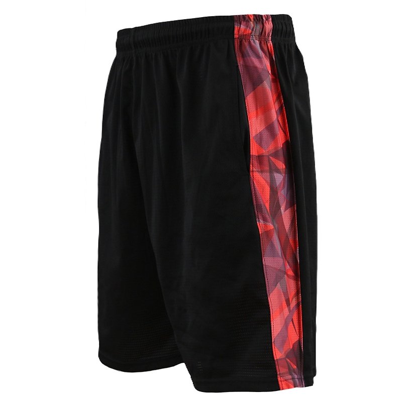 Tools fearless side sublimation basketball uniform #黑#篮球裤 - กางเกงขายาว - เส้นใยสังเคราะห์ สีดำ