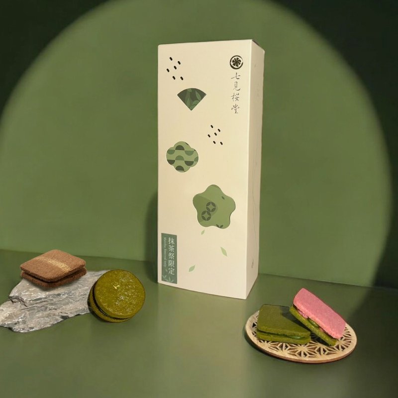 【七見櫻堂－抹茶祭限定】三明治餅綜合5入輕巧盒 - 蛋糕/甜點 - 新鮮食材 