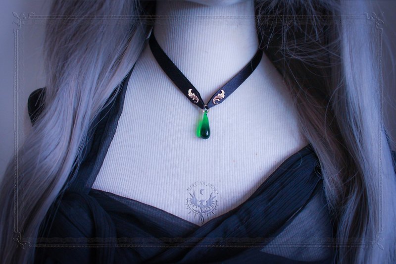 *Mi Luna Story*Sen Pact (green) Neckwear - Necklaces - Glass Green