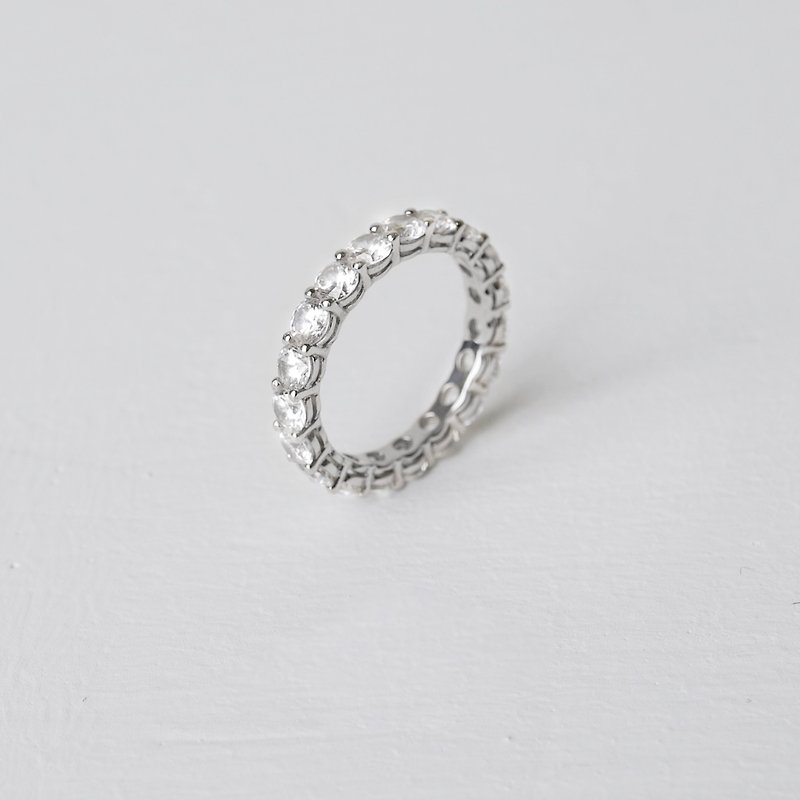 Comes with Adamas Ring - General Rings - Sterling Silver White