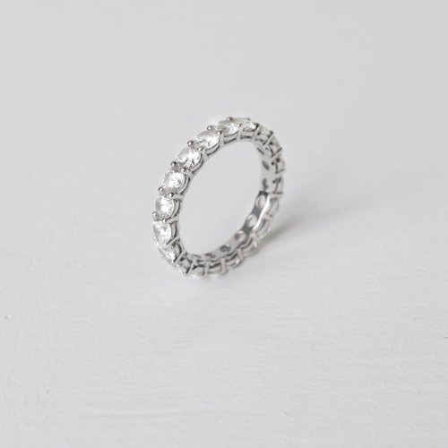 XIOAN Jewels 【訂製戒指】925純銀包18k白金 自帶鋒芒 Adamas