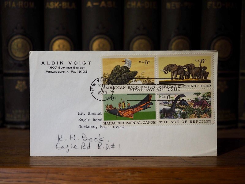 United States 1940~2000 First Day Seal/Envelope Collection E - การ์ด/โปสการ์ด - กระดาษ 