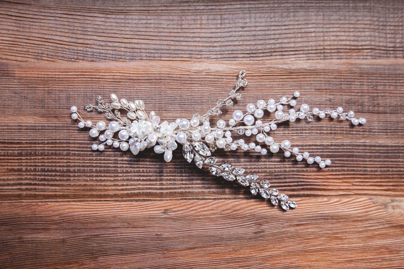 [ Selena ]  新娘髮飾 手作 婚禮飾品 - 髮夾/髮圈 - 其他金屬 