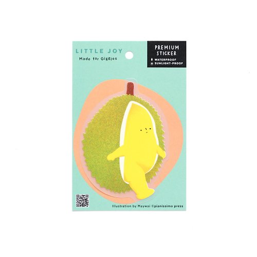 Pianissimo Press Premium Sticker - Durian