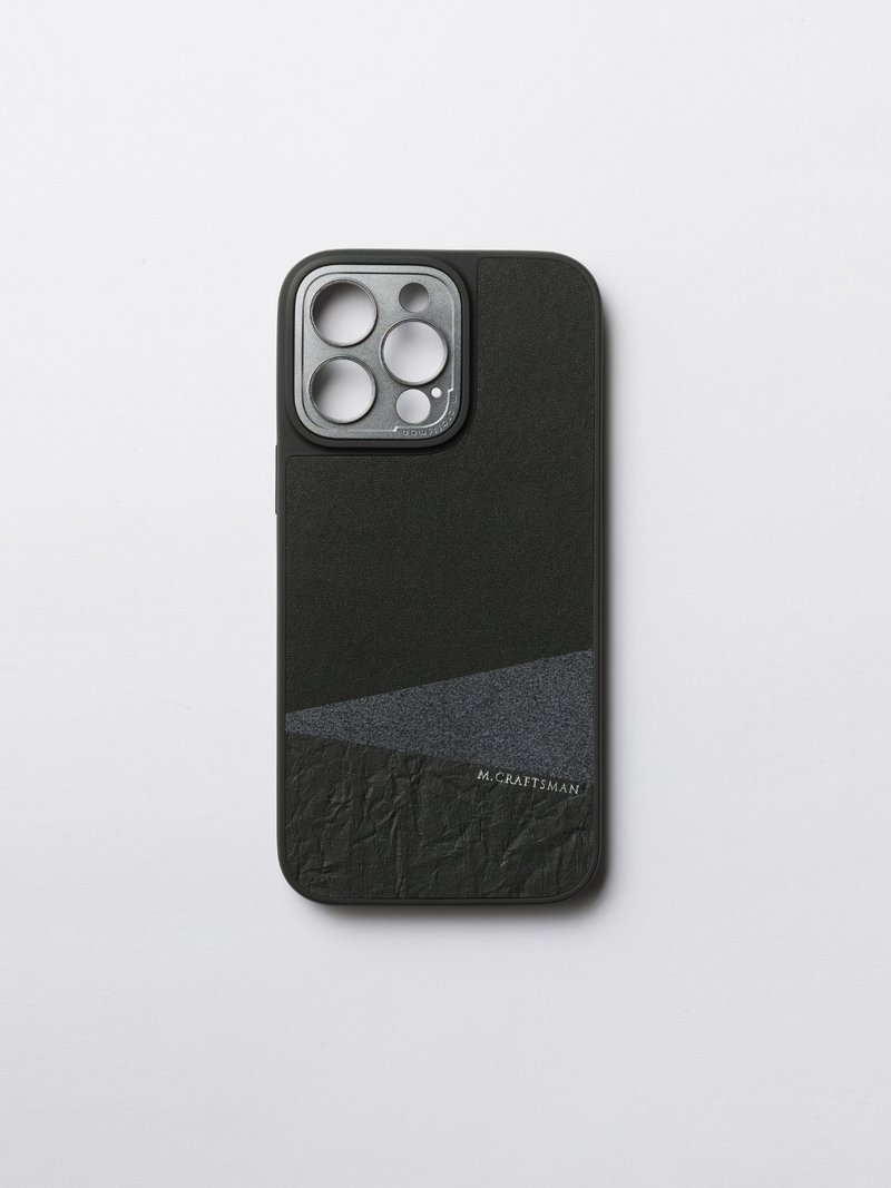 iPhone 14 手機殻 (黑色) CAMGUARD 加強保護 鏡頭位置 - 手機殼/手機套 - 真皮 黑色