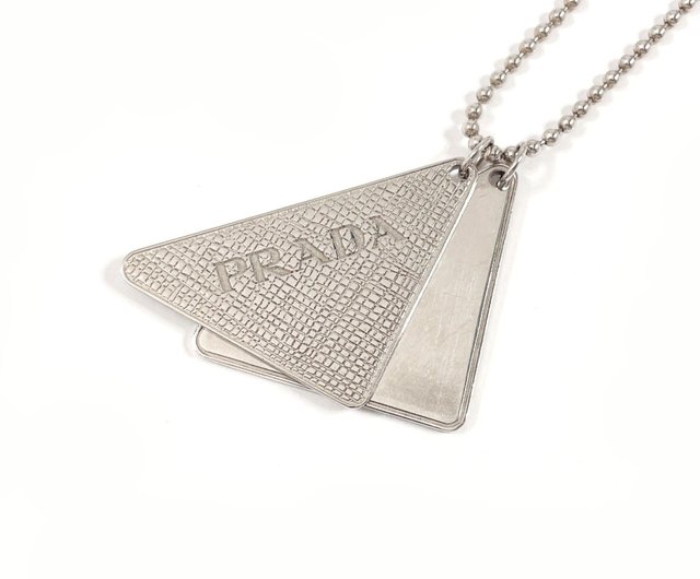 日本直送 中古美品】プラダ PRADA ネックレス 2JC835 シンボル