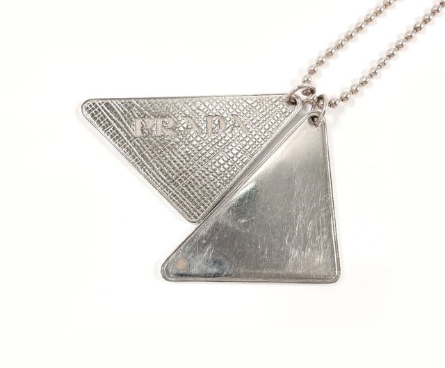 日本直送 中古美品】プラダ PRADA ネックレス 2JC835 シンボル