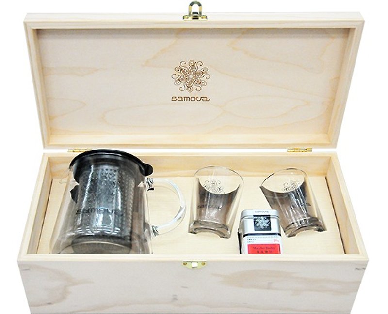 samova絶妙なギフトボックス - ティーカップセット - お茶 - 食材 多色