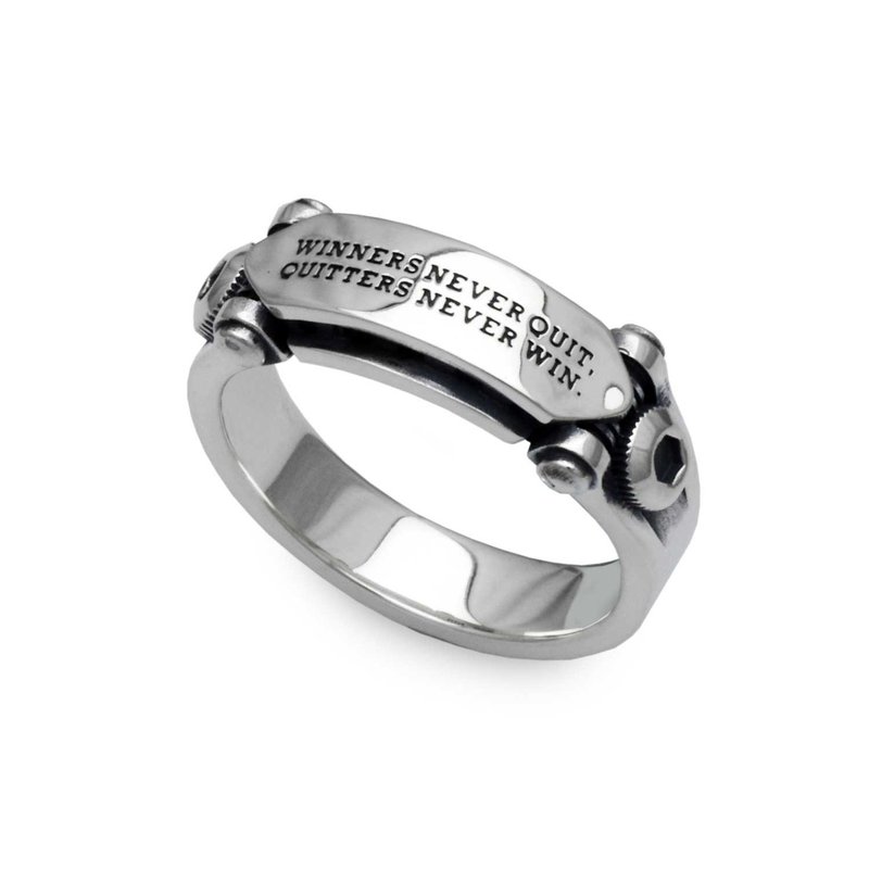 シルバー925リング メンズ/シルバーアクセ/メンズアクセサリー/シルバーアクセサリー/送料無料/彼氏プレゼント/日本製/fc293 - 戒指 - 純銀 銀色
