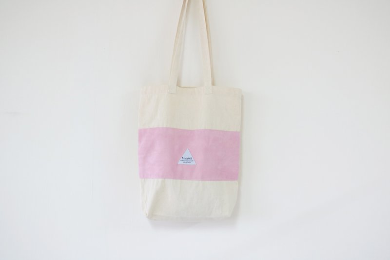 MaryWil-Your Lucky Canvas Gored Fashion Casual Shoulder Bag-Light Pink - กระเป๋าแมสเซนเจอร์ - กระดาษ สึชมพู