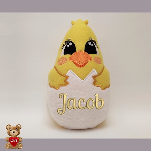 Tasha's craft Personalised Cute Chicken Stuffed toy ,Super cute personalised soft plush toy