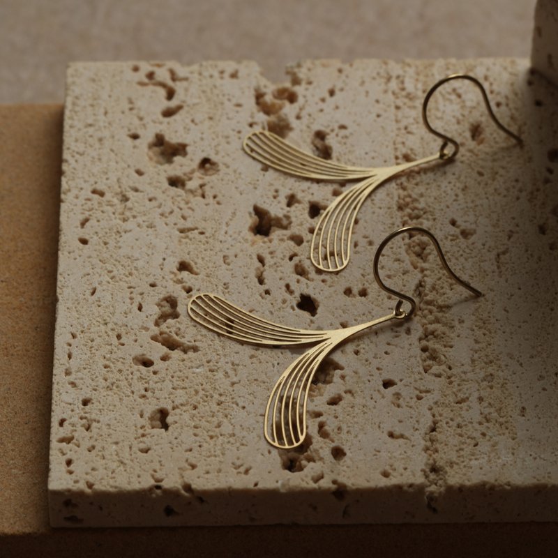 Maple Seed Earrings - Earrings & Clip-ons - Stainless Steel 