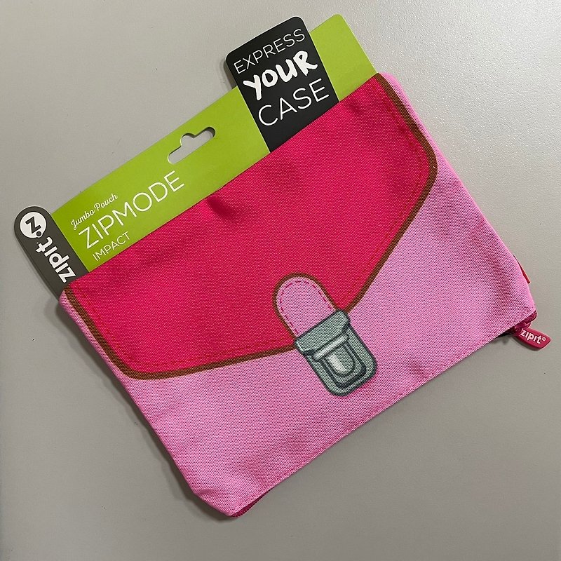 zipit Impact Universal Bag - Pink Bag - กระเป๋าเครื่องสำอาง - ผ้าฝ้าย/ผ้าลินิน สึชมพู