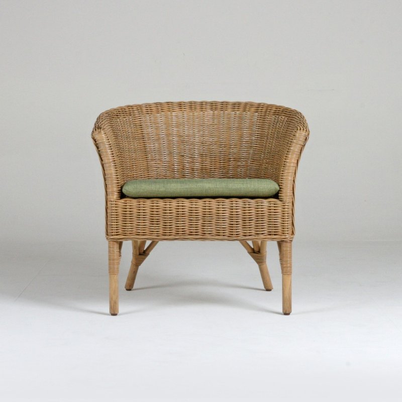 Wicker Chair-Natural Color-Rural Style/Indoor Chair/Indoor - Chairs & Sofas - Other Materials Khaki