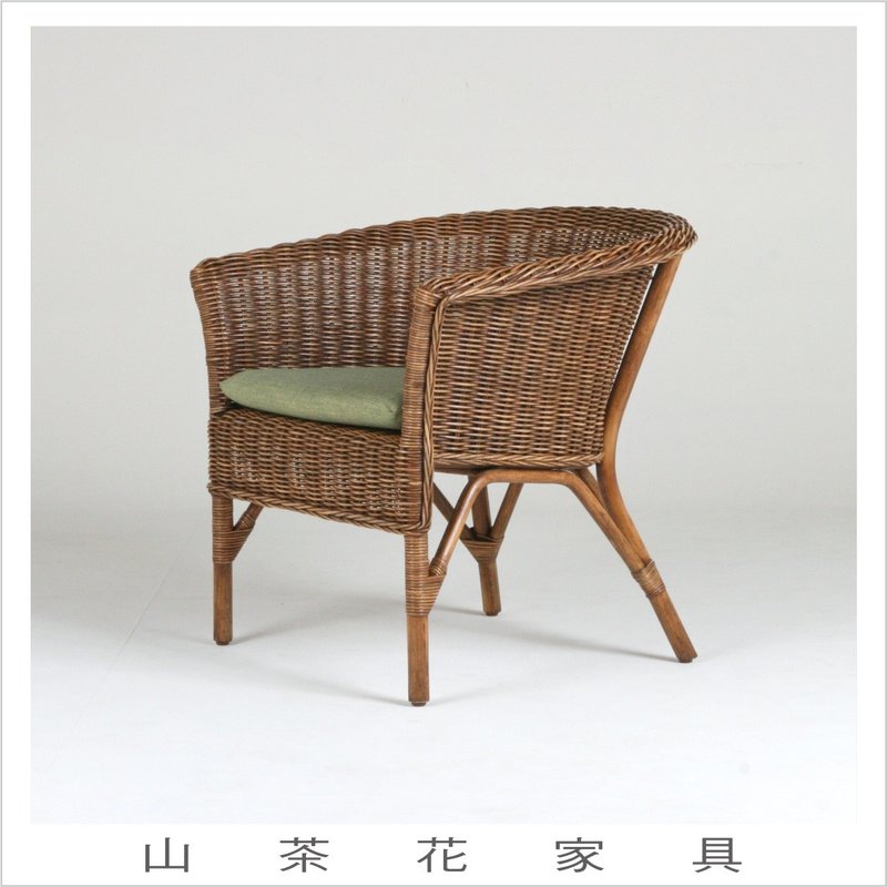 藤椅-咖啡色-田園造型/室內椅/Indoor - 椅子/沙發 - 其他材質 卡其色