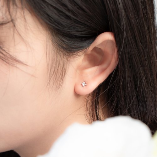 Isha Jewelry 純銀輕珠寶 【新品】經典花瓣 純銀耳環 可改耳夾 親膚低敏 清新感飾品