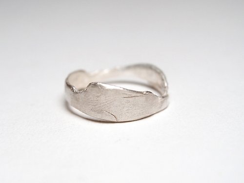 YUNSHAO Jewelry 【客製化禮物】Coal 系列 #a161 白岩戒指(12號)