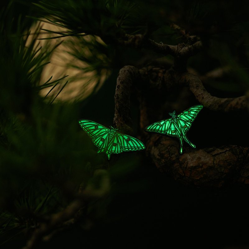 daparo 琺琅胸針 -  西班牙月亮蛾 - 胸針 - 其他金屬 多色