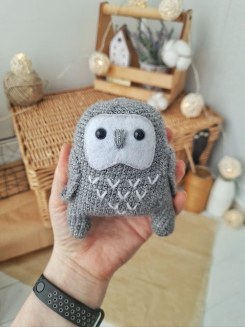Rizhik_toys Owl-baby guardian messenger handmade specially for newborn. Harry Potter Hedwig