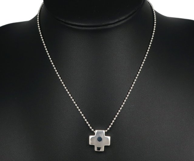 極美品 ティファニー ネックレス ローマンクロス ボールチェーン 十字架 925 日本直送】ティファニー TIFFANY&Co. ローマンクロス ネックレス