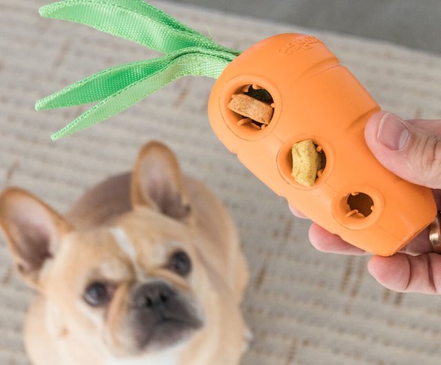 Petstages Carrot Stuffer Treat-Dispensing Interactive Dog Toy