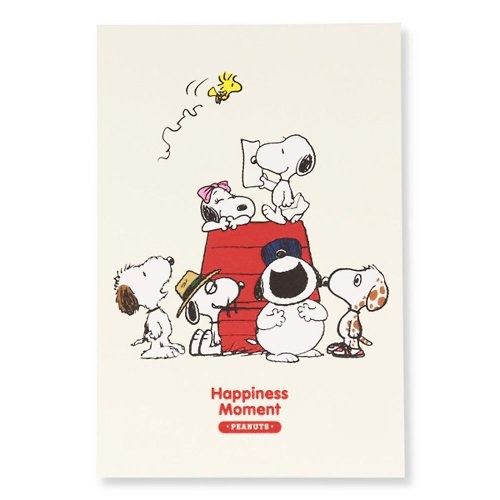 205剪刀石頭紙 Snoopy快樂一家【Hallmark- JP明信片 多用途】
