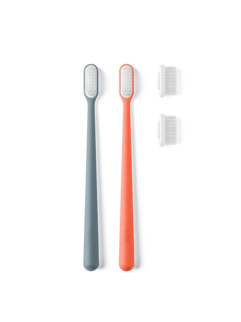 BRiN SeaDifferently 兩支裝 環保可更換刷頭牙刷 - 其他 - 塑膠 多色