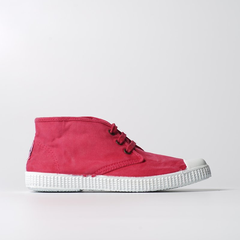 CIENTA Canvas Shoes 60777 66 - รองเท้าลำลองผู้หญิง - ผ้าฝ้าย/ผ้าลินิน สีแดง