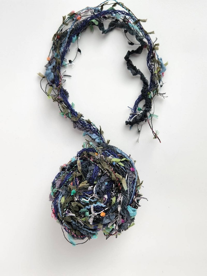 日本混合紗線　200公分 - 編織/刺繡/羊毛氈/縫紉 - 聚酯纖維 黑色