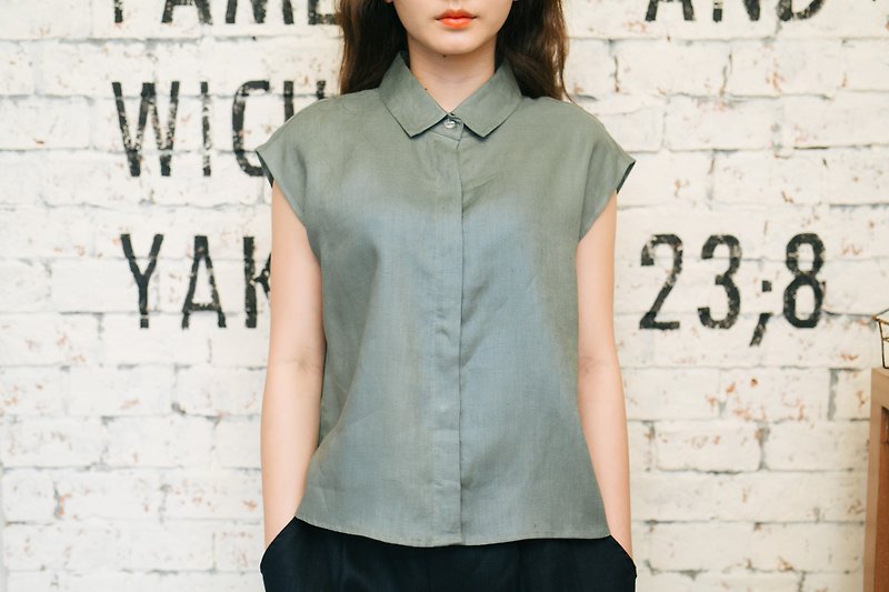 Short Sleeve GreenTone - Women's Tops - Cotton & Hemp Green