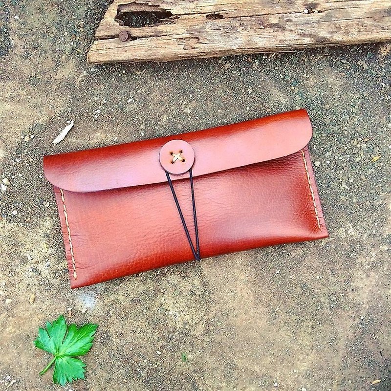Money Wallet (color brown) - Wallets - Genuine Leather 