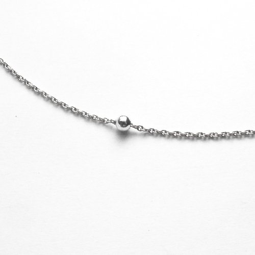 Miss Maru Jewellery 瘋狂幾何 | 極簡3mm圓珠珠925純銀項鍊.鎖骨鍊.多層鍊.閨密禮物