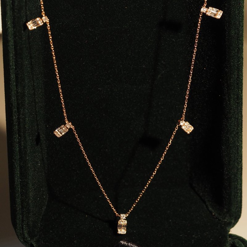 18K Gold The Diamond Starology Necklace - Necklaces - Precious Metals 