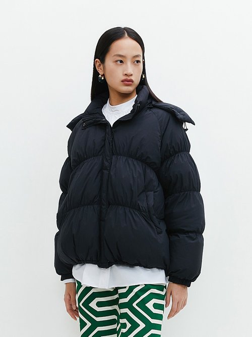 CHENSHII 【手套】新中式復古中國風 短款羽絨服連帽外套