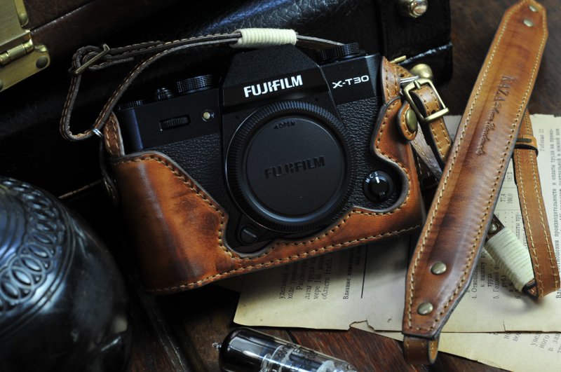 FUJIFILM X-T30 SERIES leather case - Cameras - Genuine Leather 