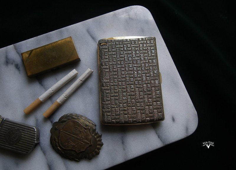 [OLD TIME] Early imported copper cigarette cases abroad - กล่องเก็บของ - วัสดุอื่นๆ 