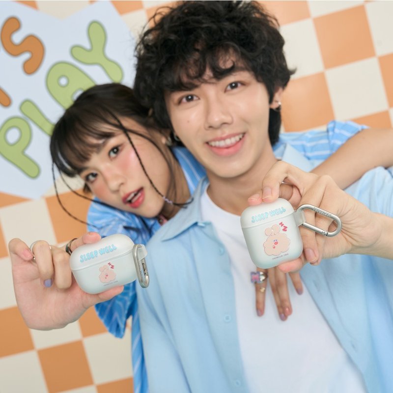 KINGJUN Sleep Well強悍防摔AirPods保護套 - AirPods/耳機保護套 - 塑膠 多色